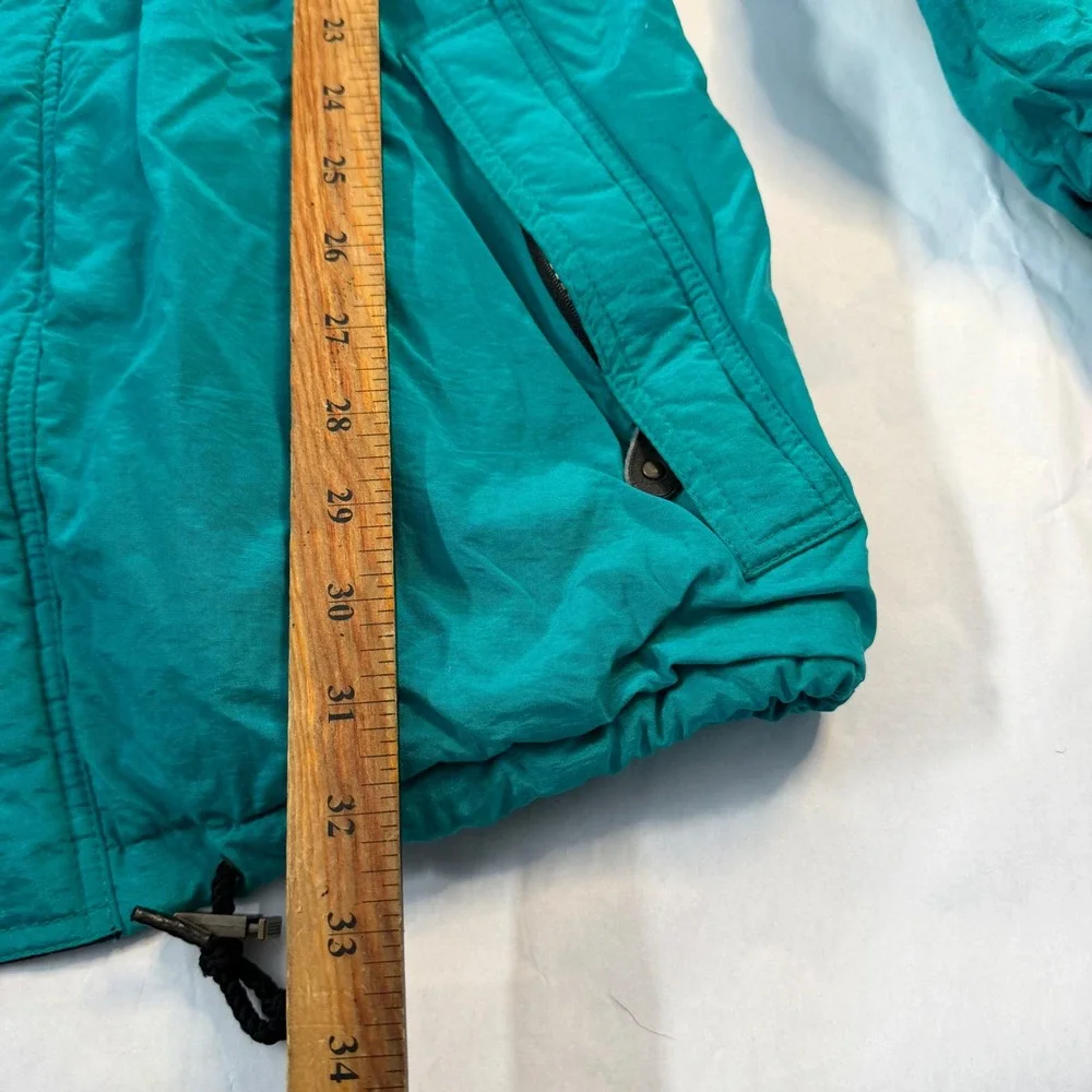 CEVAS Helly Hansen VTG Teal Purple Colorblock Ski Jacket Winter Coat Mens Medium